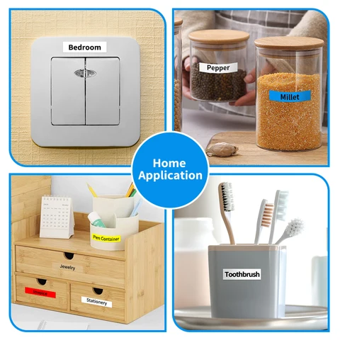 Лента для ламинирования этикеток 6-24 мм, совместимая с TZE231 TZE241 TZE131 TZE631 для Brother P-Thoch PT-H110 PT-210D PT-E550W PT-710BT