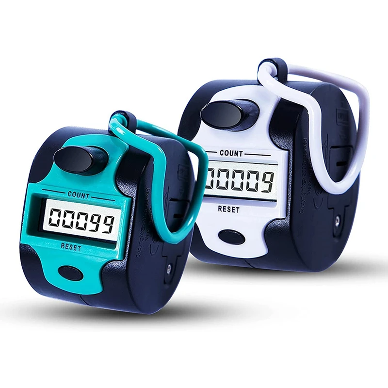 

TOP Handy Counter Click Manual Digital Clicker Stitch Tally Counters Finger Mechanical Palm Handheld Pitch Display