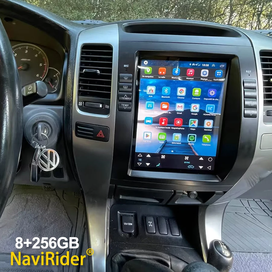 Для Toyota Land Cruiser Prado 120 Lexus GX470 Android автомобильный радиоприемник мультимедийный