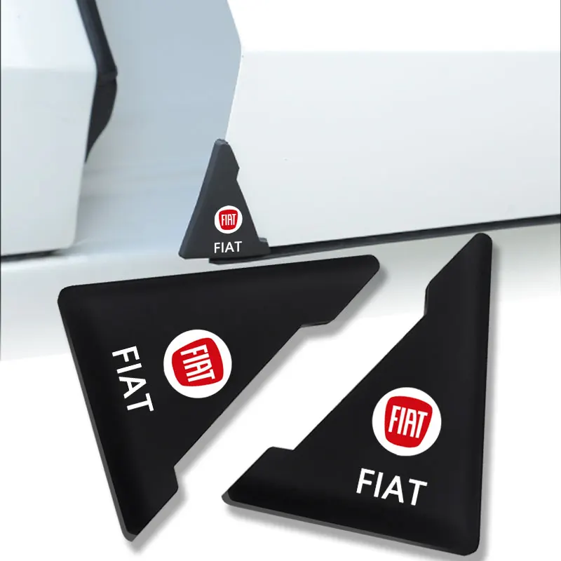 

New Car Door Corner Silicone Protection Protector for Fiat Panda Bravo Punto Croma 500 595 Tipo Car Accessories 2022 2021 2020