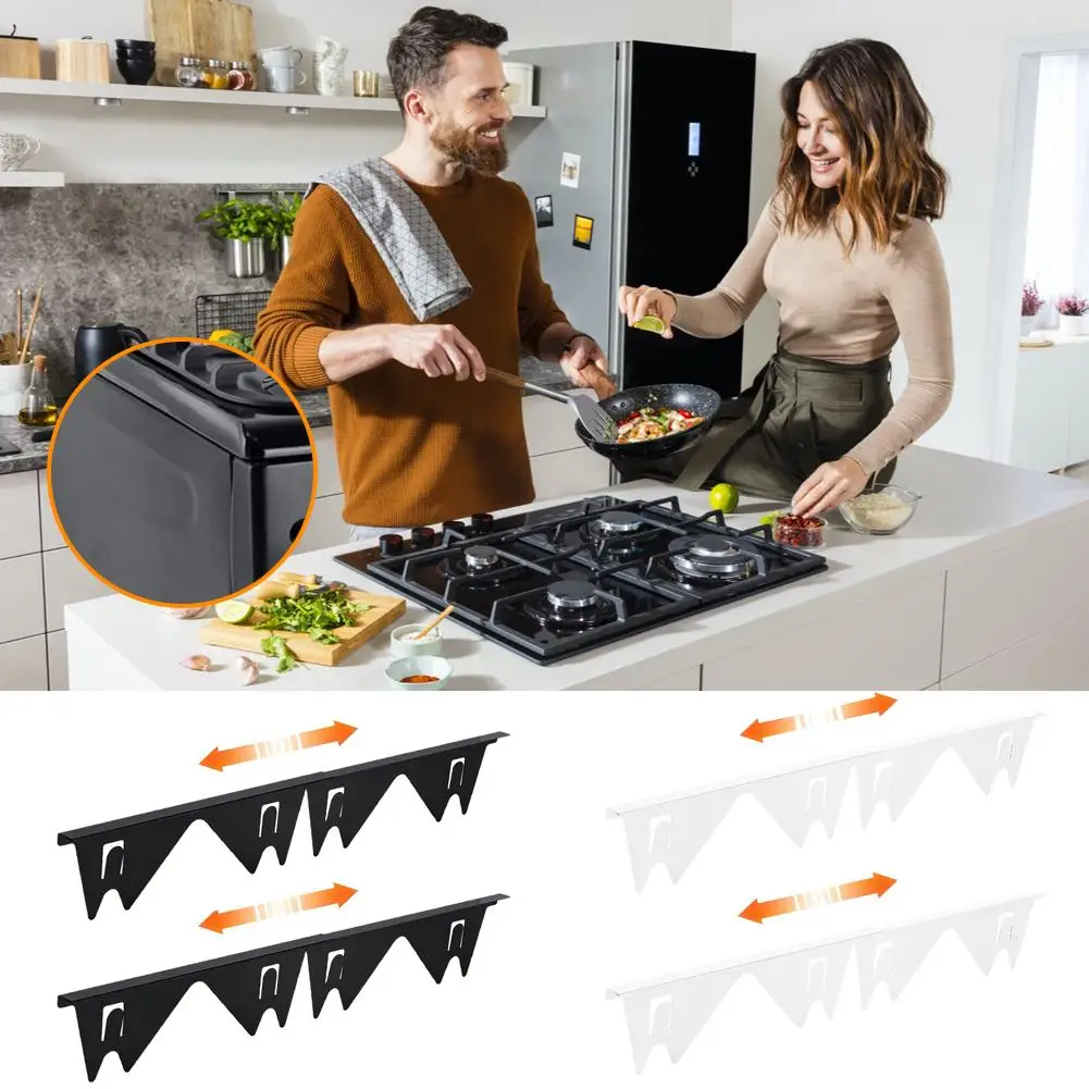 1 шт. регулируемые выдвижные крышки для плиты из нержавеющей стали комплект Cle