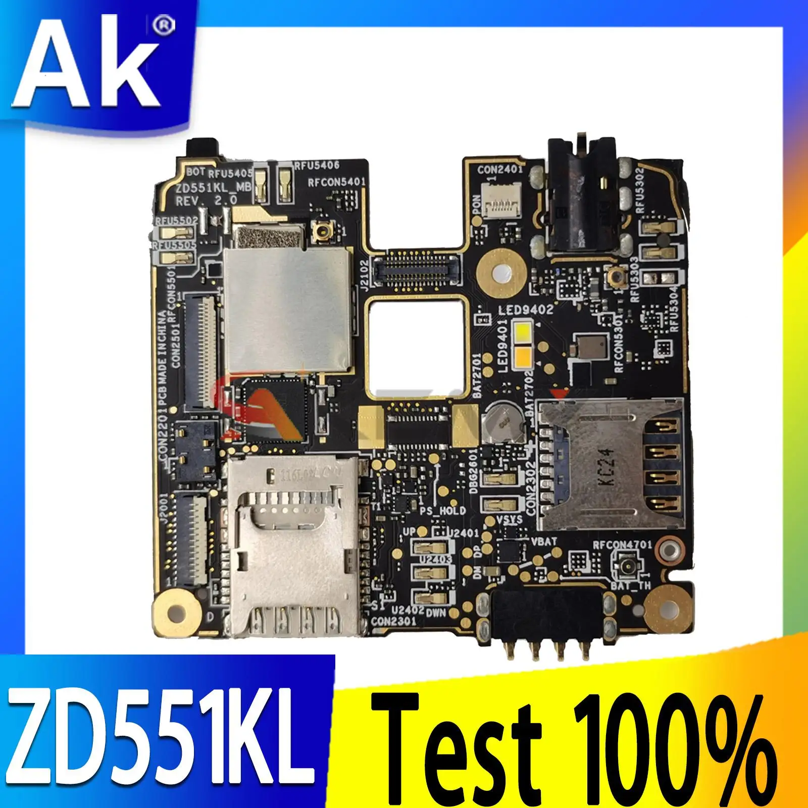 

32GB for ASUS ZenFone Selfi ZOOUD ZD551KL Motherboard Mainboard Logic Board Circuits Keypads