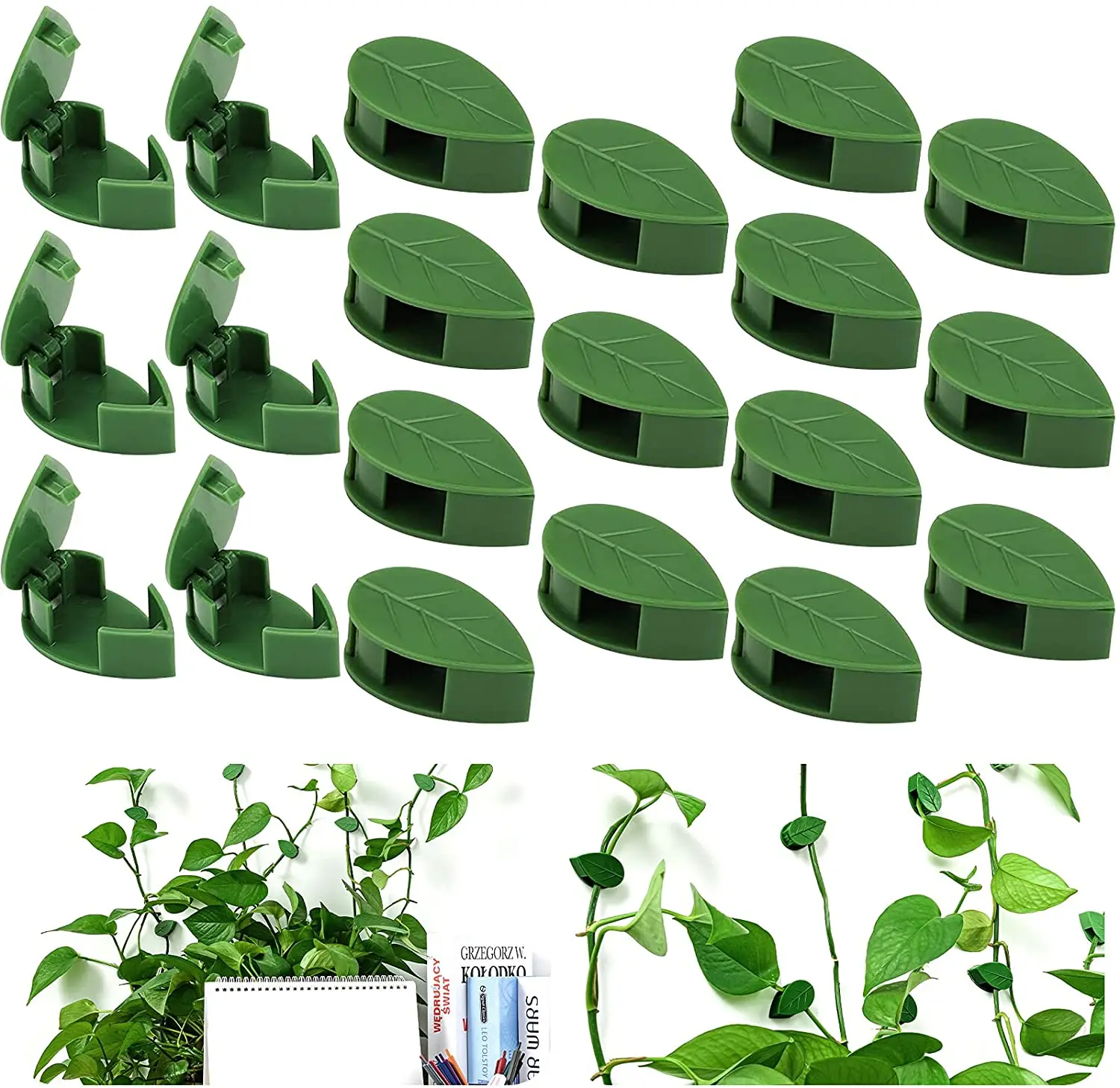 

Wall Rattan Clamp Plant Climbing Wall Self-Adhesive Fastener Tied Fixture Rattan Fixed Bracket Fixed Plant Stent Sup Buckle Hook