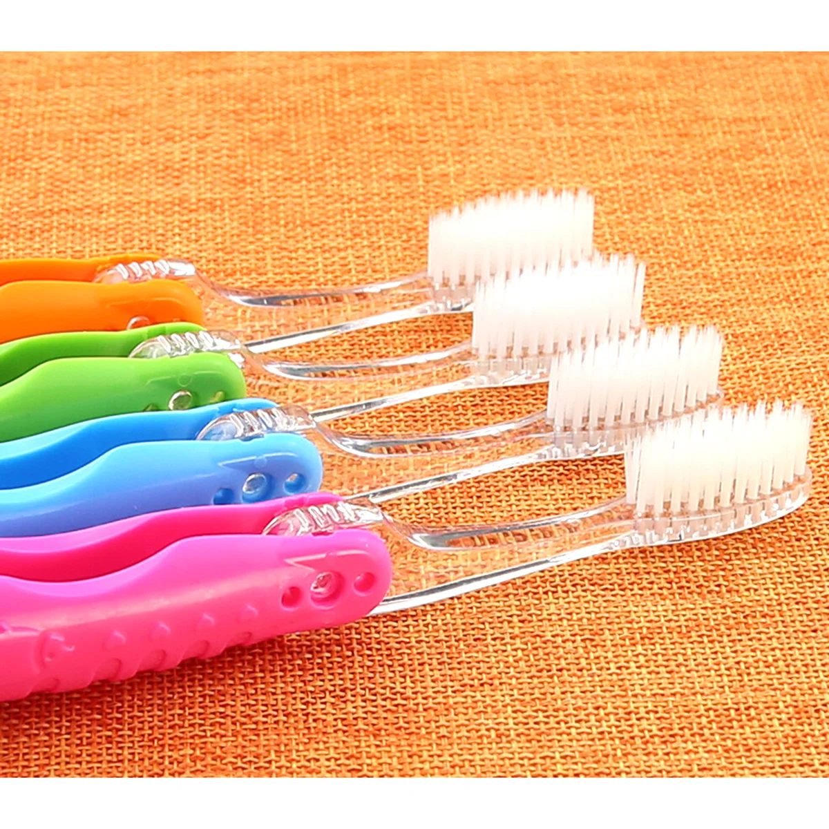 4 шт. зубные щетки складные для личной гигиены зубы портативные путешествия