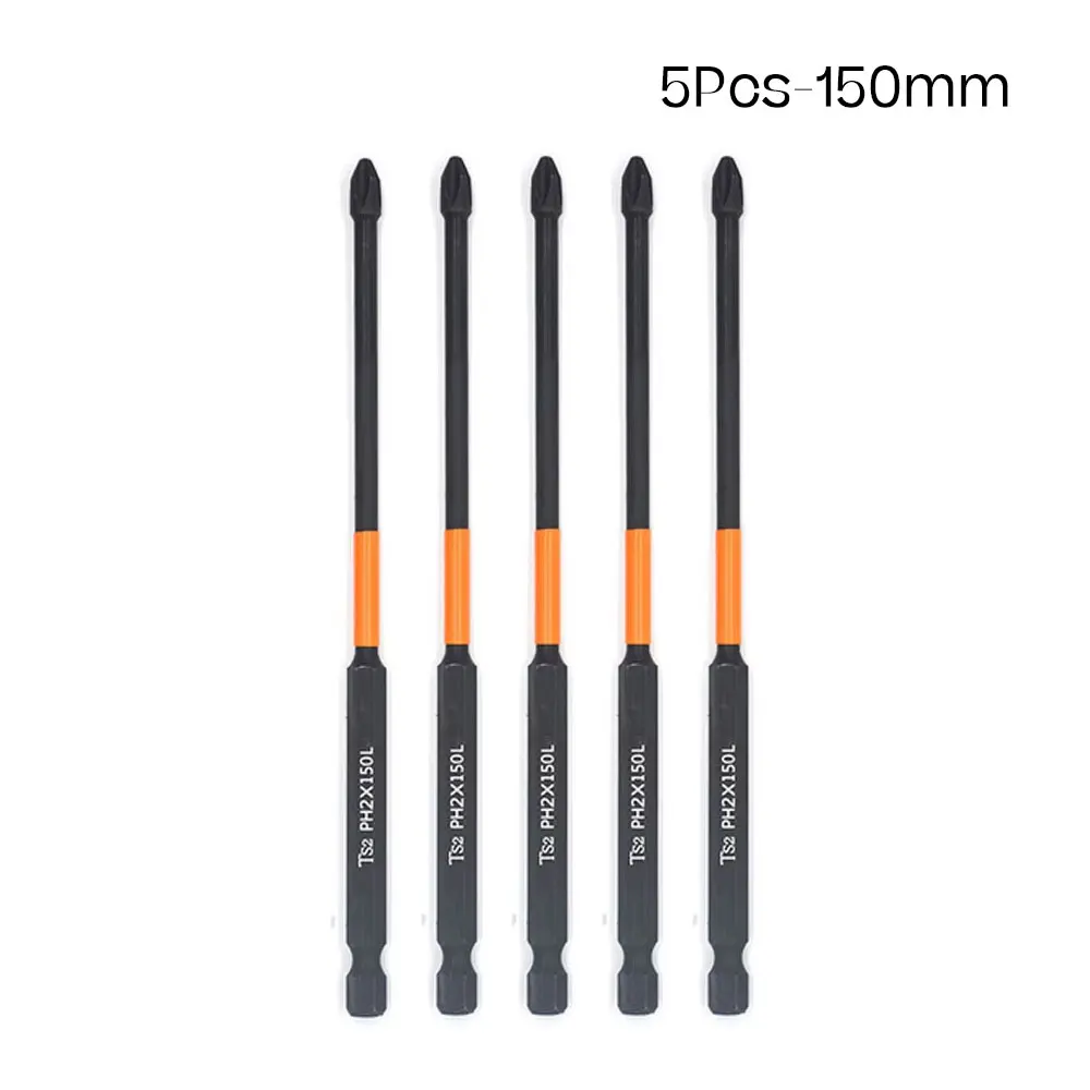 

PH2 Магнитная ударная отвертка с крестообразным шлицем Набор бит с шестигранным хвостовиком Крестовая ударная отвертка