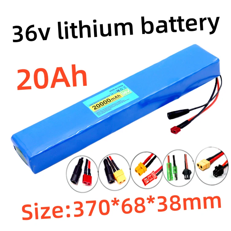

36V 20Ah 10S4P With BMS Lithium Battery Pack 18650 for 800W 500W 450W 350W 250W Ebike Electric Car Bicycle Motor Scooter