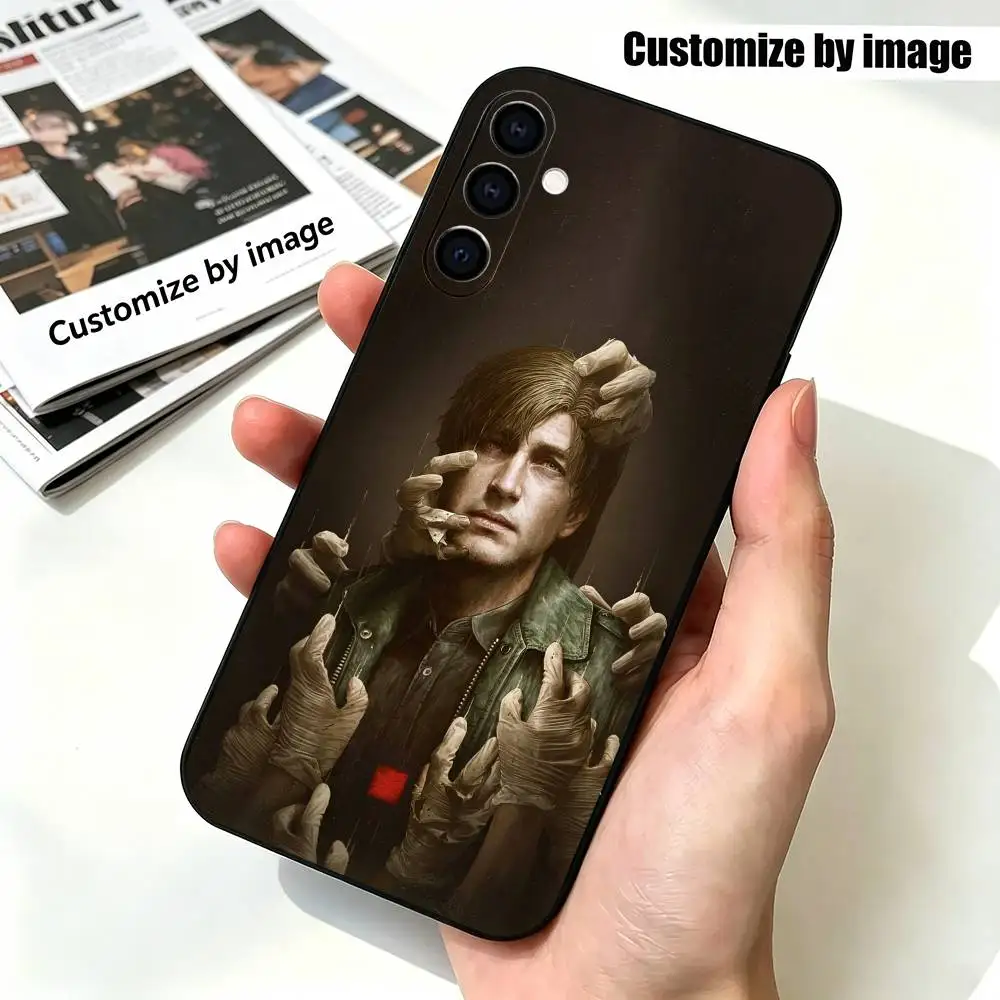 Фото Чехол для телефона Silent Hill James Sunderland Game для Samsung Galaxy A73, A72, A71, A70, A53, A52, A51, другие модели, мягкий черный чехол №2