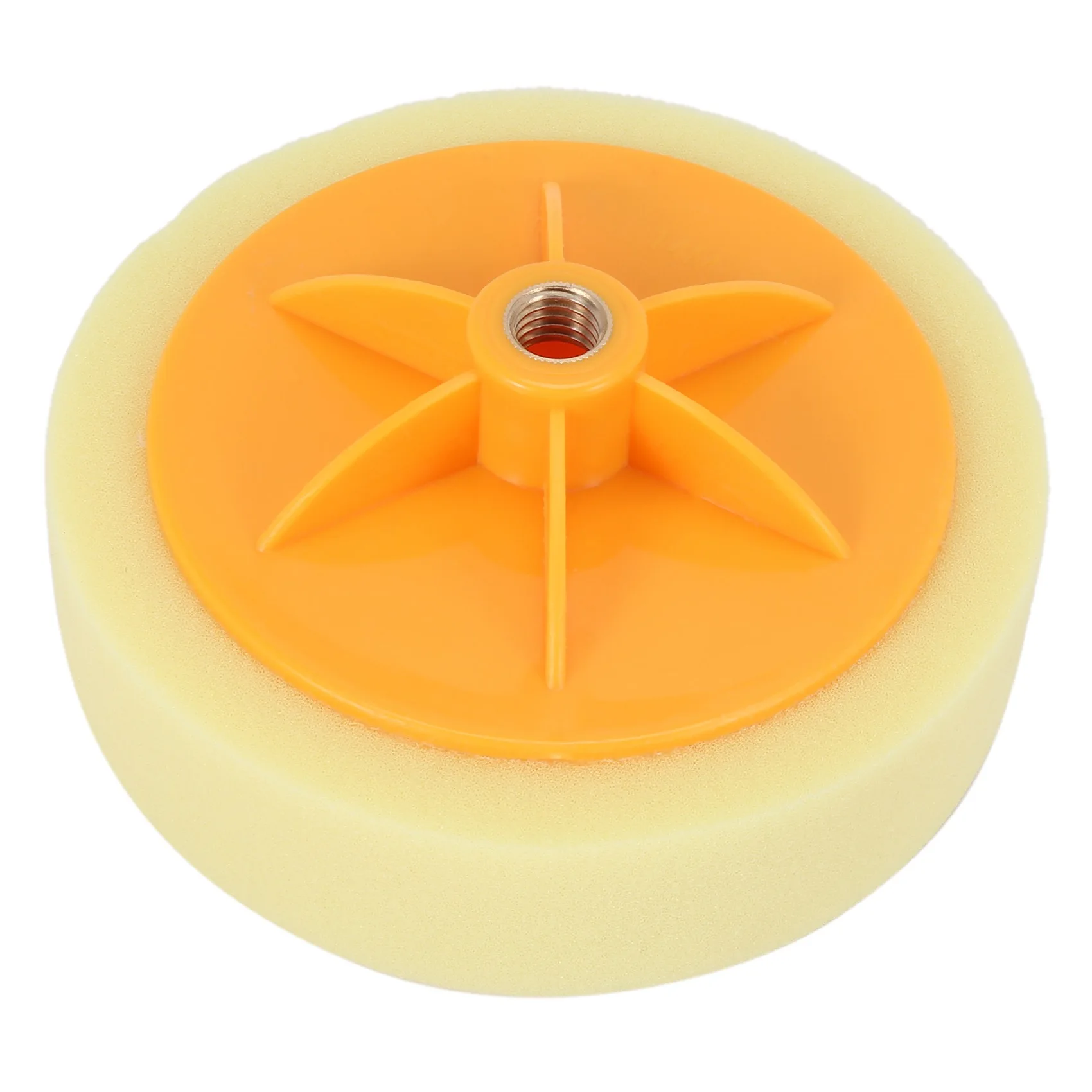 

6 Inch/15Cm Car Polishing Waxing Pad Sponge M14 Wheel Polishing Waxing Pad Kit Tool For Car Polisher Yellow