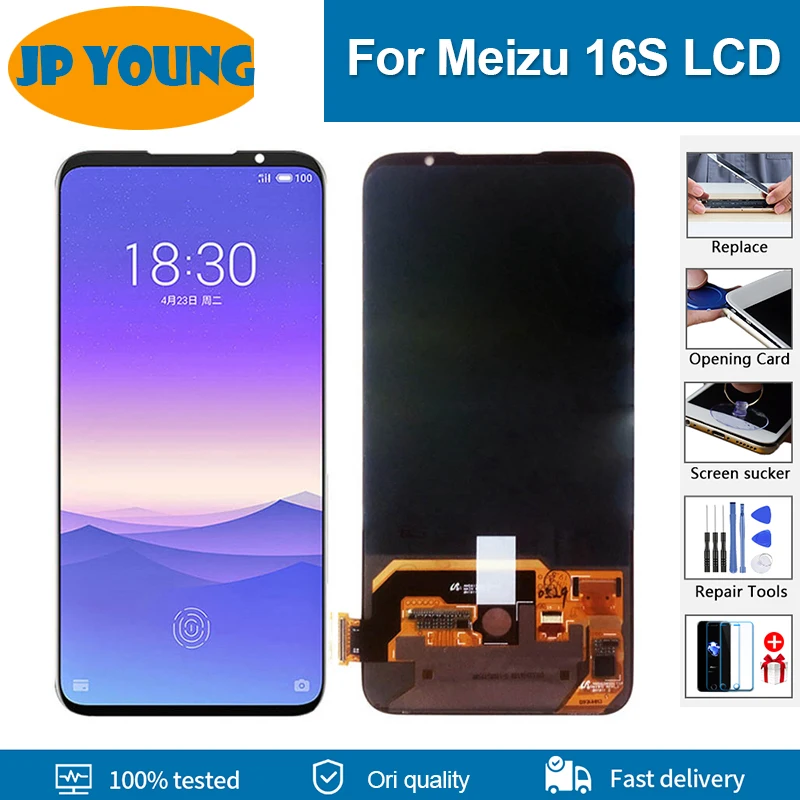 

6.2" Original AMOLED LCD For MEIZU 16s LCD Display No Dead Pixel Screen Digitizer Touch screen For MEIZU 16 S LCD Screen