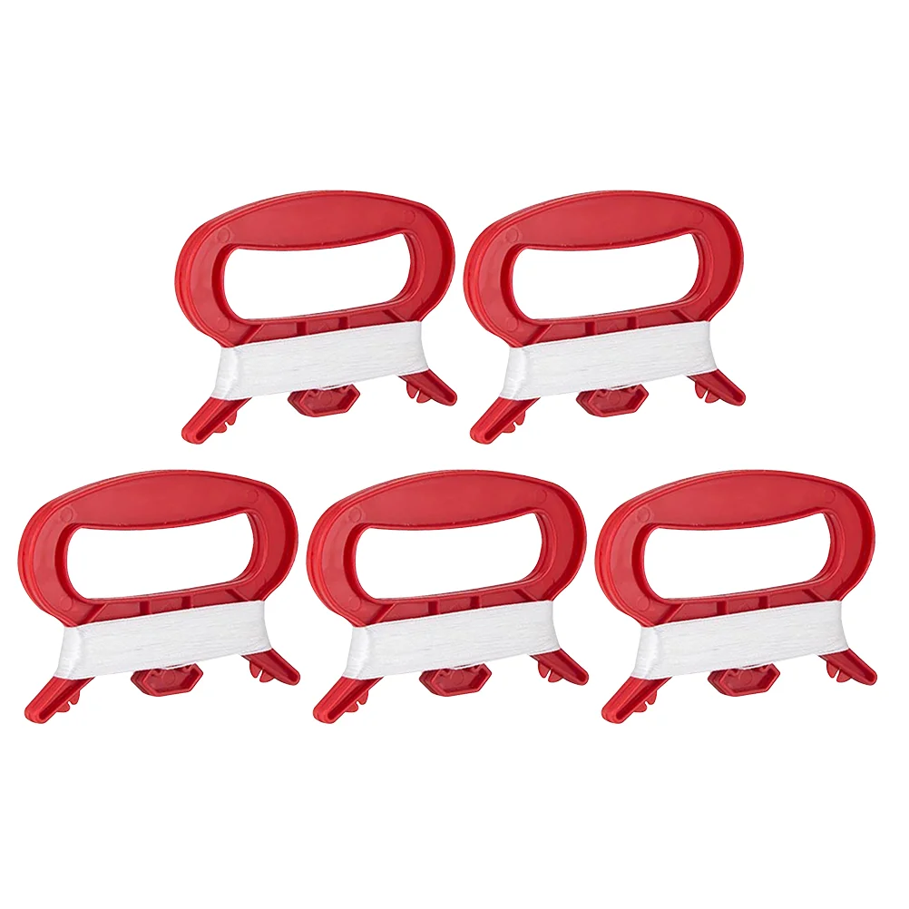 

5pcs 100M String Kite Line Board Large Kite String Line Reel Grip Wheel Winder Handle Tool Flying Smoking