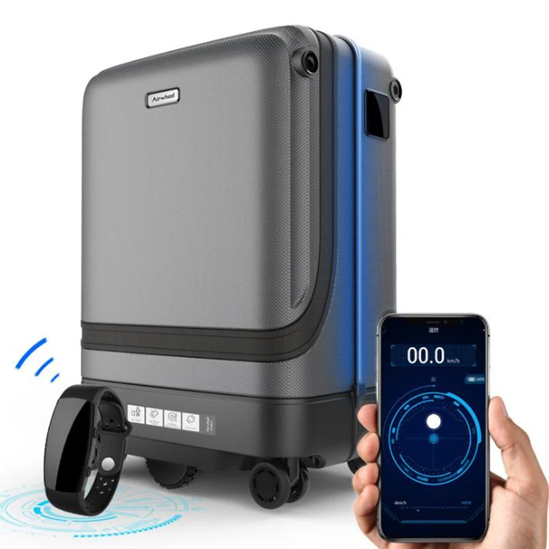 

TRAVEL TALE New Smart Suitcases Trolleys Automatically Follow Luggage 20" Inch Cabin Travel Case