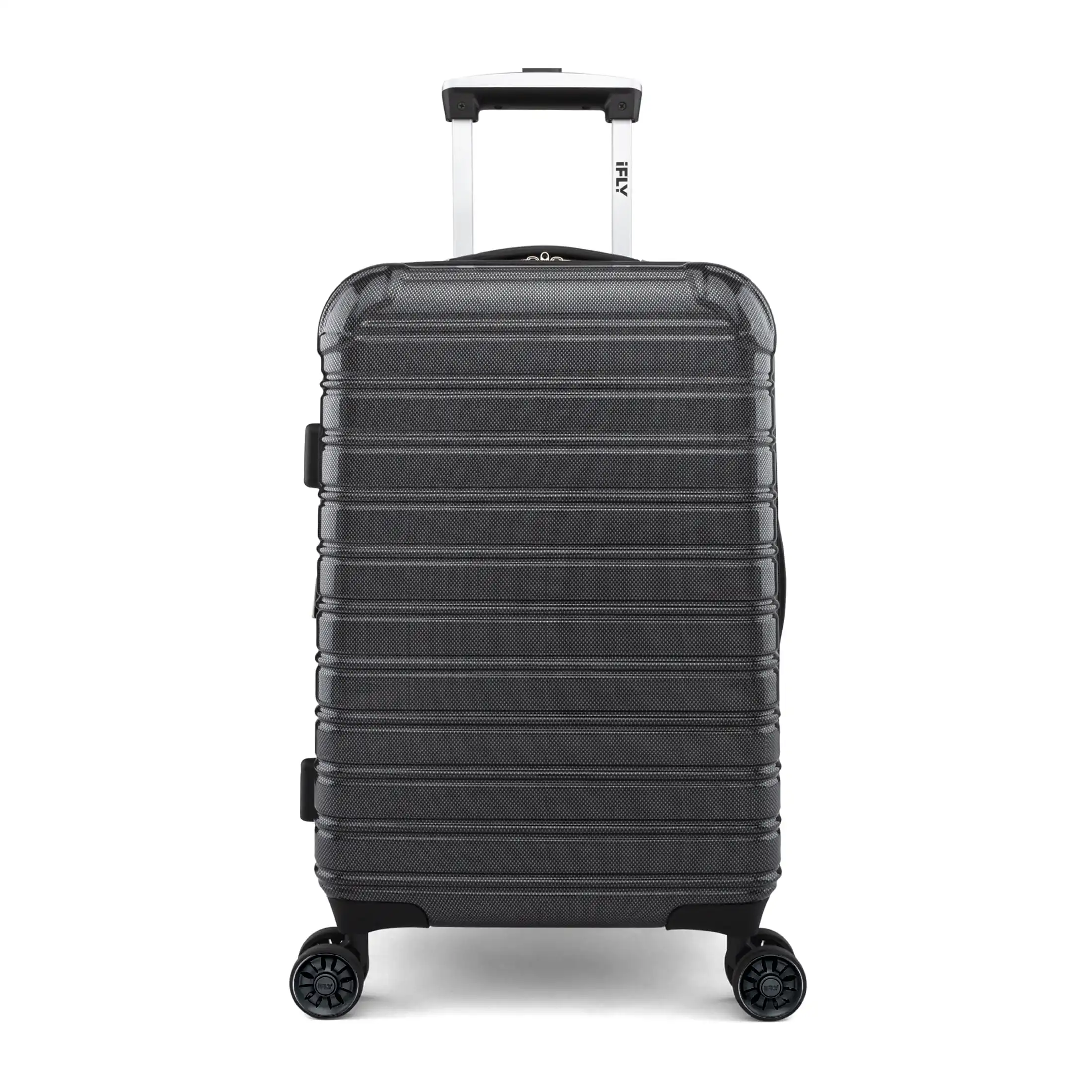

Hardside Luggage Fibertech 20 Inch Carry-on Luggage, Black