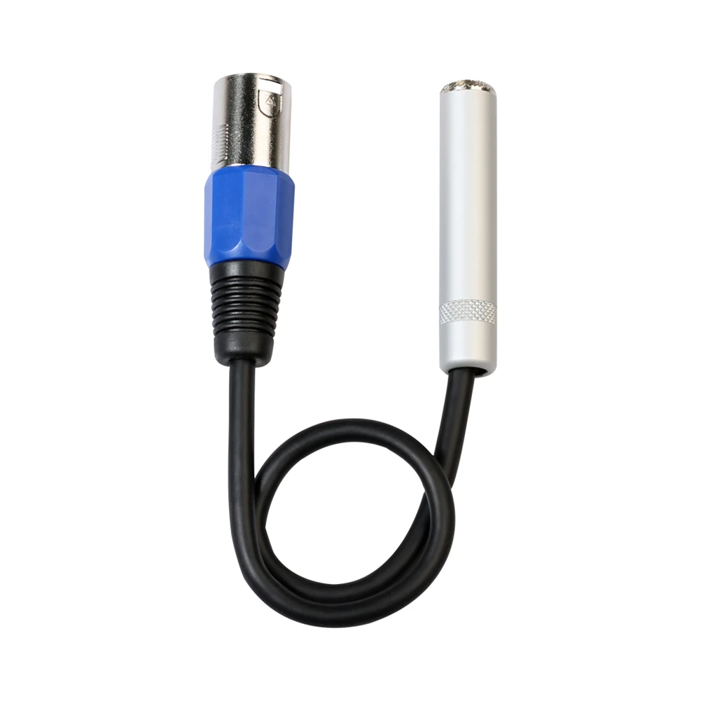 

1Pc 3 Pin XLR Female To 6.35mm Mono Jack Male Plug TRS Audio Cable Mic Adapter Audio Cable For Mixer Amplifier Speaker