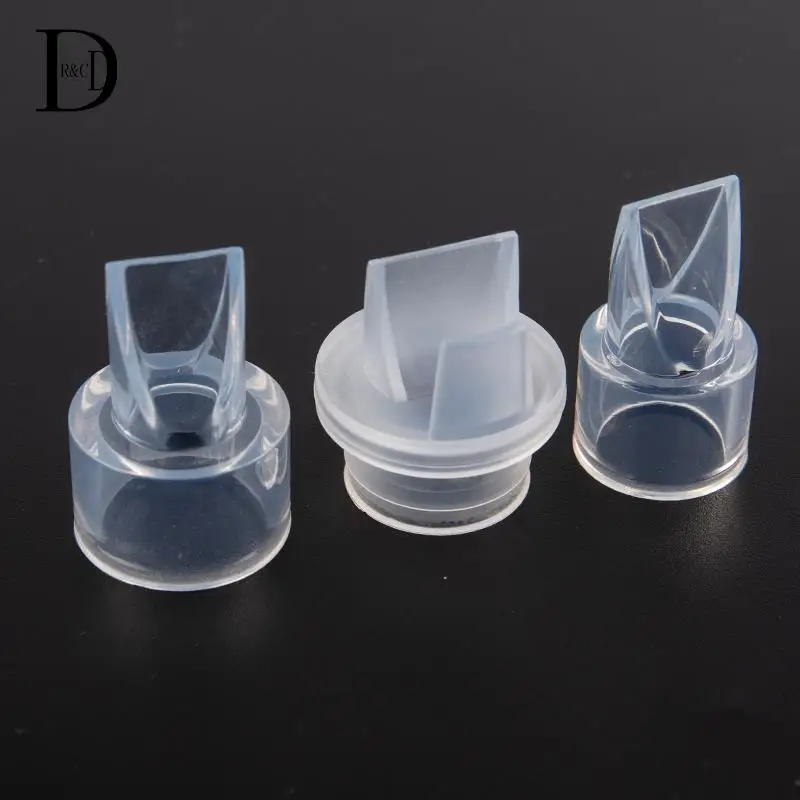 2pcs Duckbill Valve Breast Pump Backflow Protection Breast  Silicone Baby Feeding Nipple Manual/Electric Breast Pump Accessories