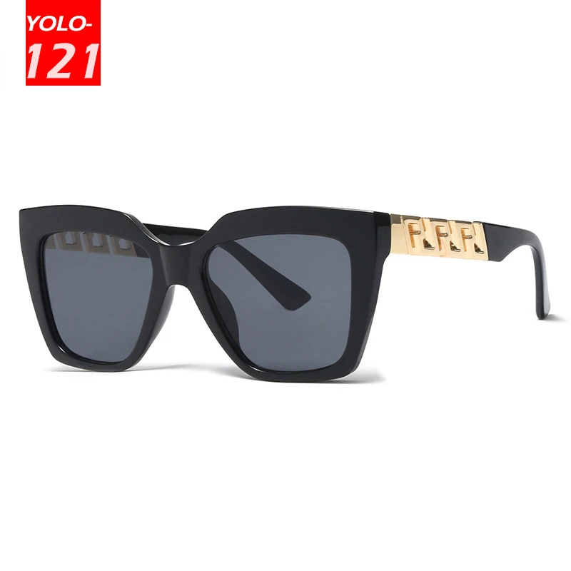 

Vintage Sunglasses Men Ladies Oversized Sun Glasses Punk Metal Frame Shades Glasses Fashion Luxury Eyewear UV400 Lentes De Sol