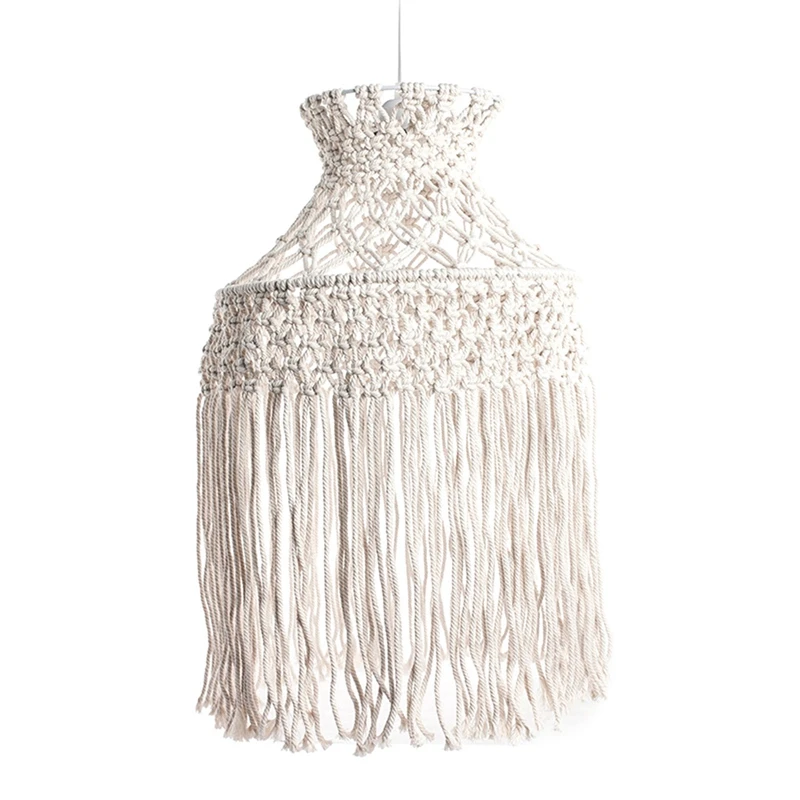 

Northern Europe Ins Chandelier Bohemia Handmade Woven Lampshade Creative Homestay Home Soft Decoration For Livingroom