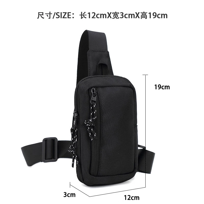 Men Shoulder Bag Oxford Luxury Fashion Mens Chest Bag Man Sling Crossbody Bag for Male New Casual Handbag Travel Phone Bags