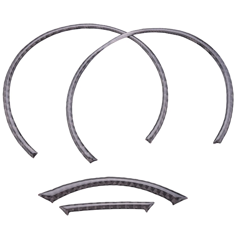 

For Mitsubishi Lancer EVO X MR 2008-2015 Speedometer Panel Frame Carbon Fiber Sticker Interior Trim Car Accessories