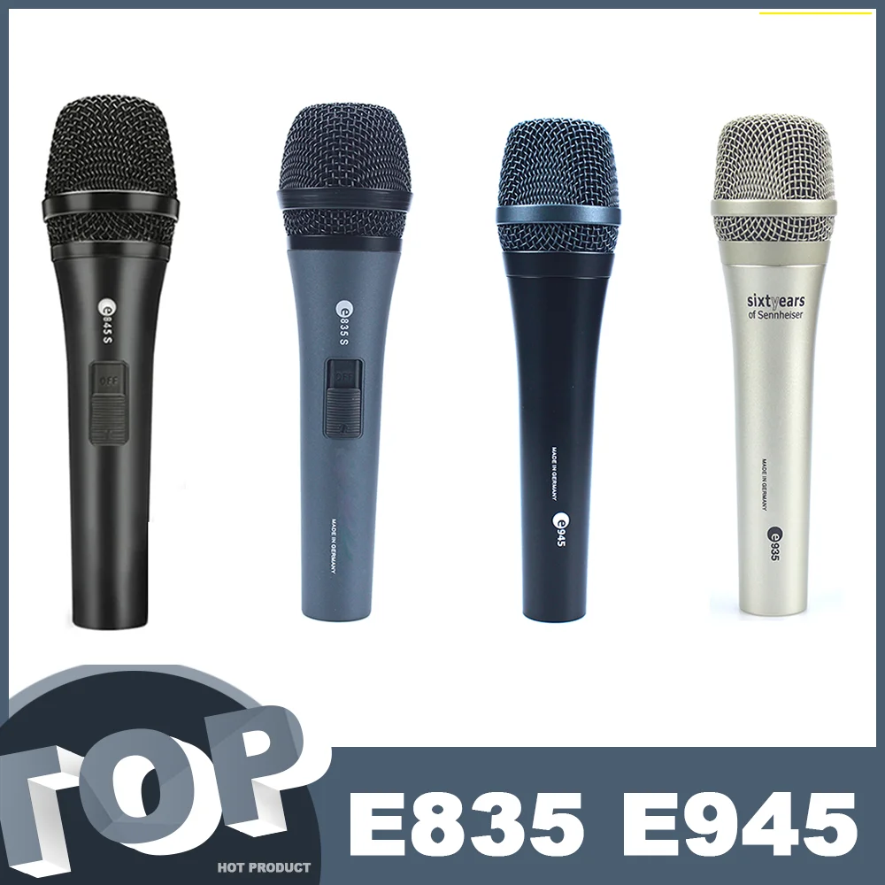 

Высококачественный профессиональный динамический проводной микрофон E945 E935 Sennheiser E835 E845 945S суперкардиоидный микрофон