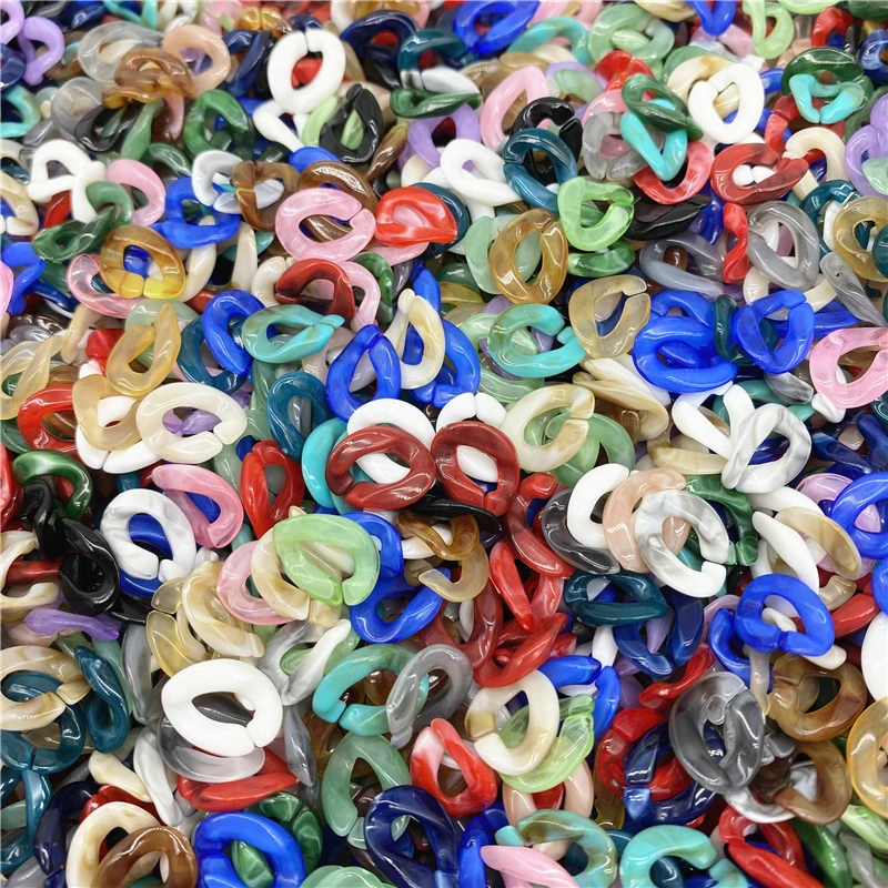 Витая цепь из акрила бусины-цепочки для изготовления ювелирных изделий сделай