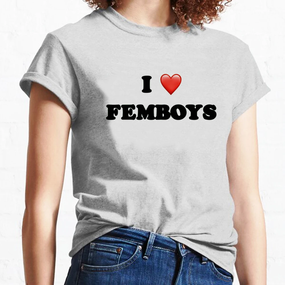 Женская дизайнерская футболка Femboy y2k одежда с изображением комиксов