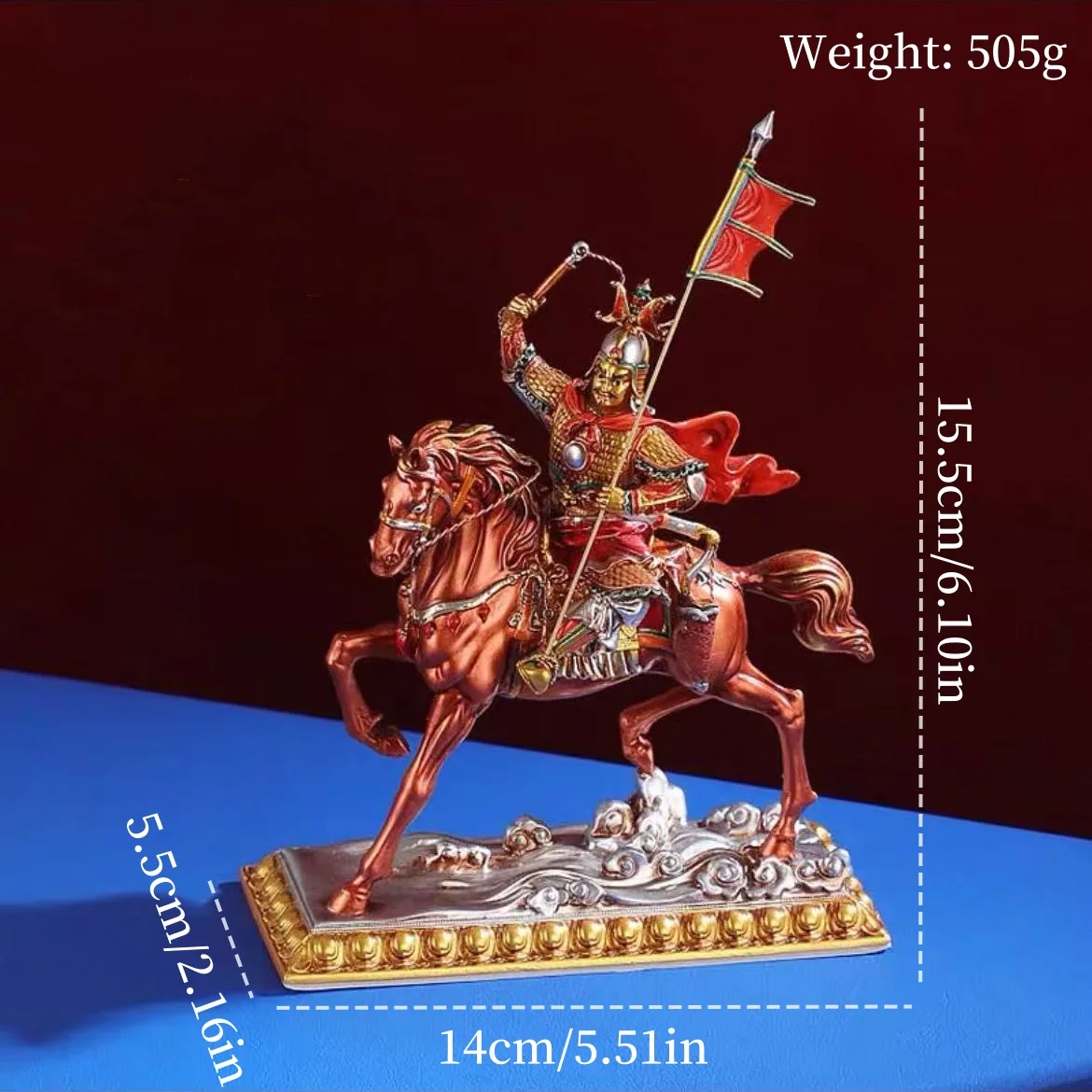 

Статуя Будды Короля Гесар из смолы