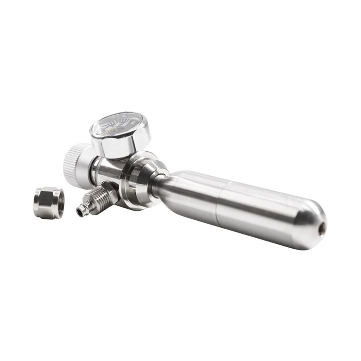 Аквариум CO2 регулятор 3/8 psi манометр для 6 мм всасывающей трубки-24unf