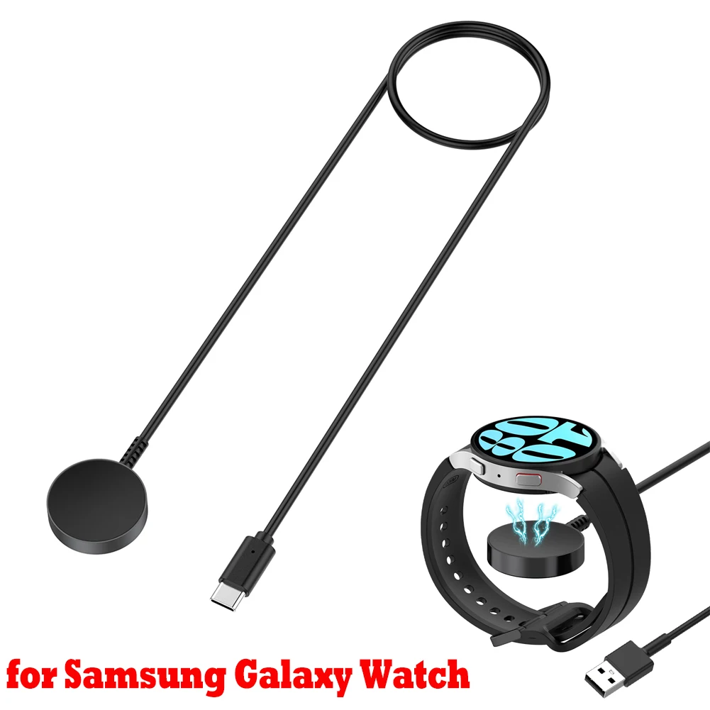 

Type-C/USB-A Charging Cable Cord Replacement Charging Cable Support PD Fast Charging for Samsung Galaxy Watch6/5/4 Active 1/2