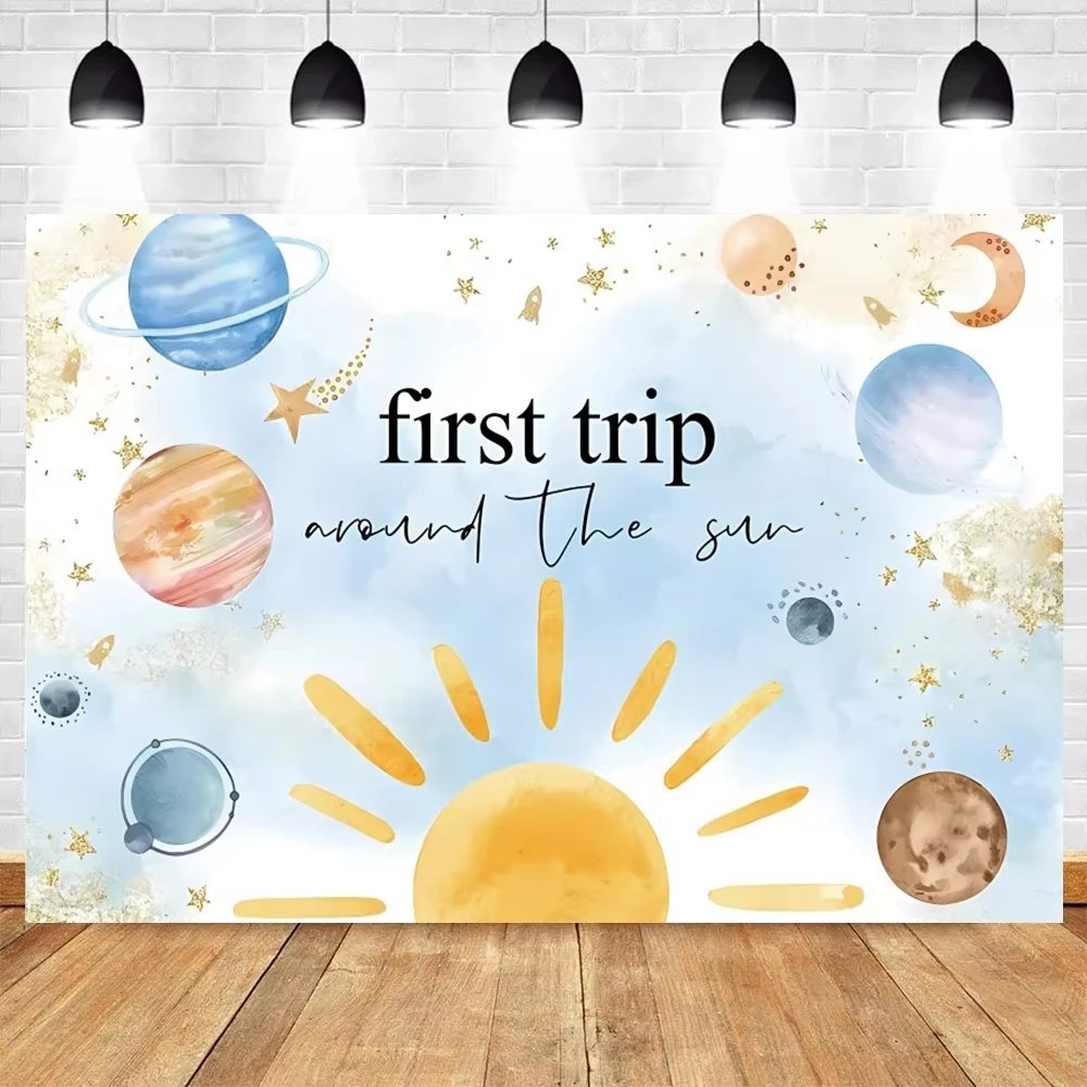 Фон для фотосъемки в стиле бохо с радугой первая поездка вокруг солнца ребенка