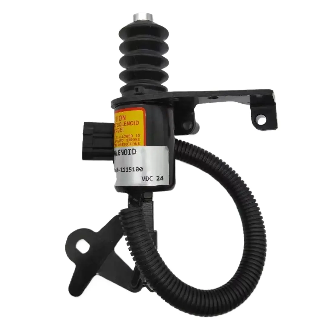 B7648-1115100 стопорный электромагнитный клапан 24 В подходит для экскаватора YuChai 6108/4108