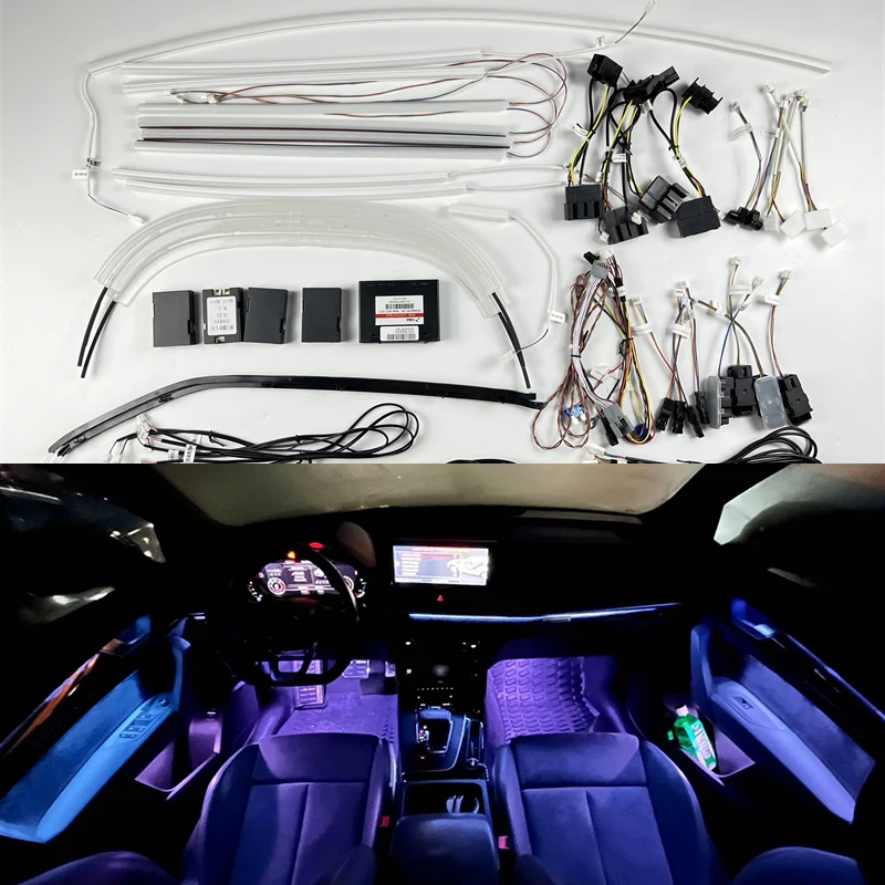 Для Audi Q5 FY 2018 2019 2020 2021 2022 обновление динамический мигающий приветствуется RGB