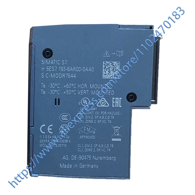 

6ES7 193-6AR00-0AA0 6ES7193-6AR00-0AA0 Sent Out Within 24 Hours, Only Sell Original Products