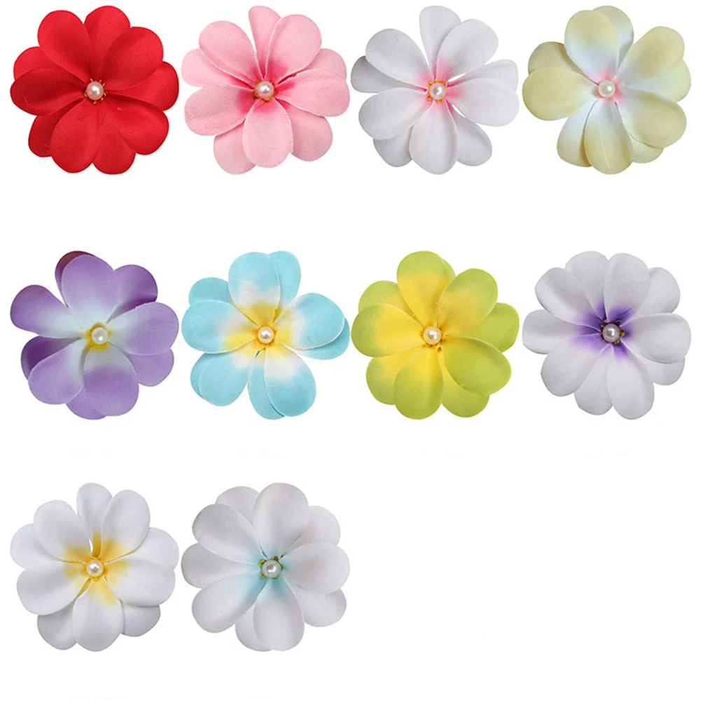 

Искусственные Цветочные заколки для волос, свадебные аксессуары для женщин, гавайский Плюмерия, пенопластовый головной убор, праздничные, ...