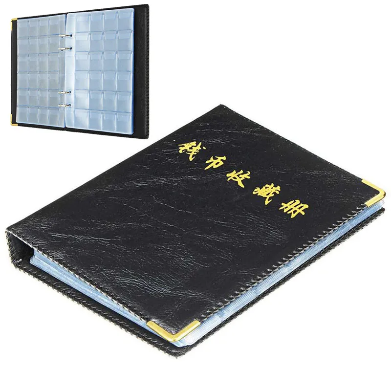 

480/120 Coins Storage Book Commemorative Coin Collection Album Holders Collection Volume Folder Hold Multi-Color Empty Coin