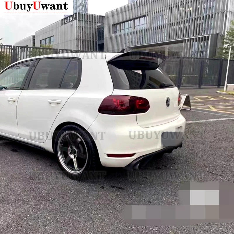 Задний спойлер на крышу с крыльями для Volkswagen VW Golf 6 MK6 VI GTI R20 2010-2013 задний багажник