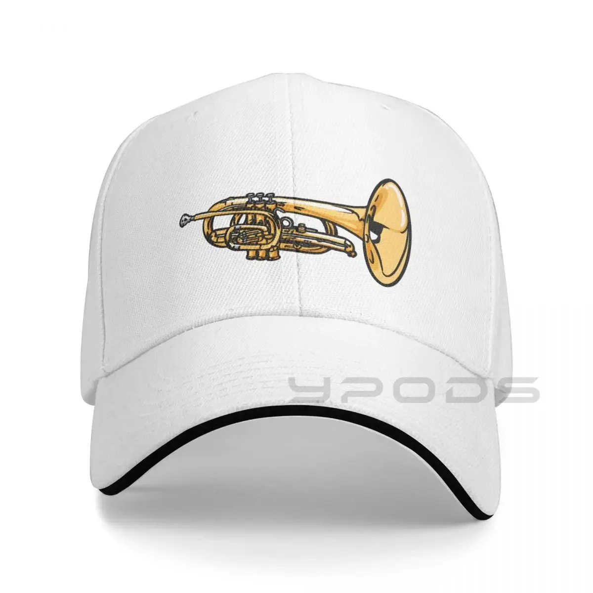 

Новинка 2023, кепка золотого цвета Mellophone, бейсболка, рыболовная Кепка, бейсболка для мужчин и женщин