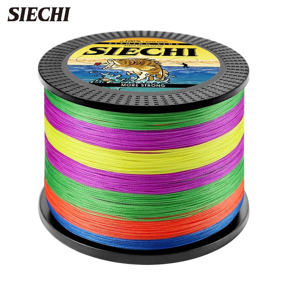 

SIECHI New 9 Strands Fishing Line 300M 500M 1000M Japanese Multifilament PE Durable Wire Carp Super Strong Woven Thread Tackle