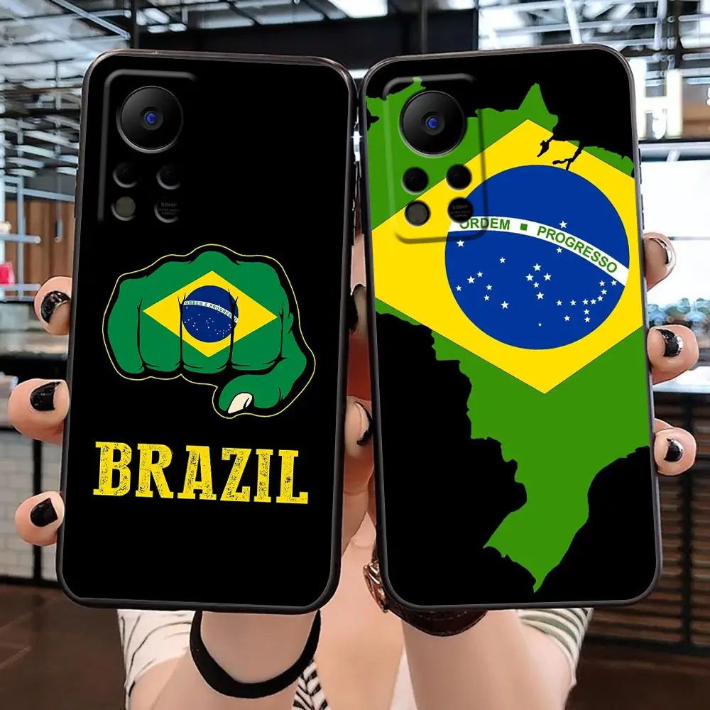 

Funda Coque Case For Infinix TECNO SPARK 7 6 Go 5 Pro HOT 20 20I 20S 12 12I 11 11S 10 10I 10S 9 Case Brazil Flag Brazilian Flag