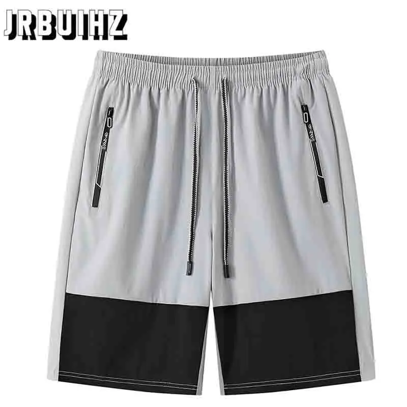 

New Summer Men's Shorts Casual Fitness Bodybuilding Shorts Brand Men Patchwork Boardshorts Quick Dry Loose Sweatpants Plus Size
