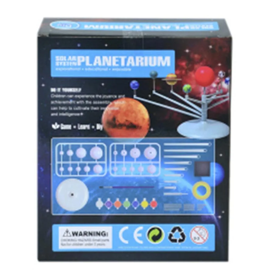 

Children's Educational DIY Toys Nine Planets Science Glow In The Dark Solar System Planetarium 3D Model Astronomy Teaching Aids