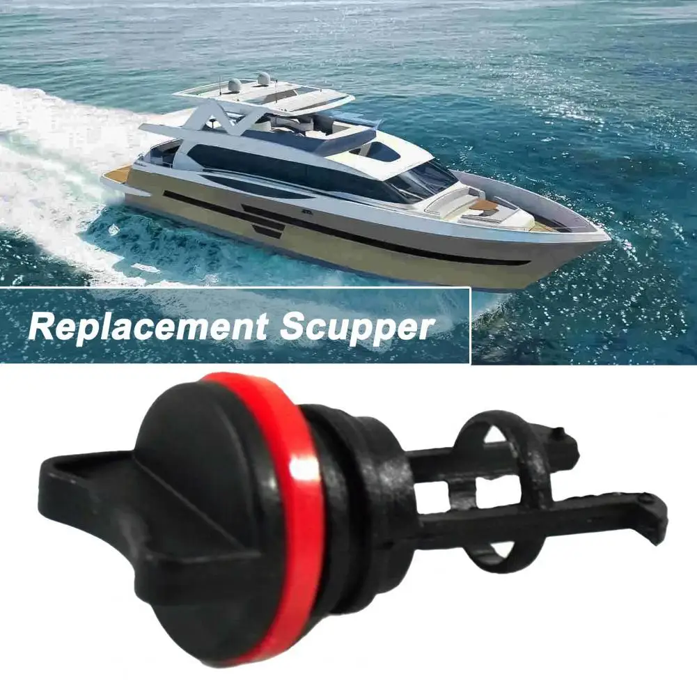 

Convenient to Use Mini Nylon Kayak Drain Plug Lightweight Scupper Stopper Long Service Life for Dinghy