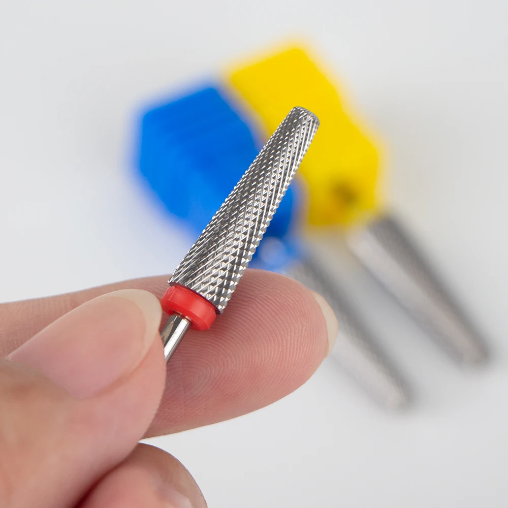 Ультра-длинное карбидное вольфрамовое сверло для ногтей 24 мм 5-в-1 маникюрной