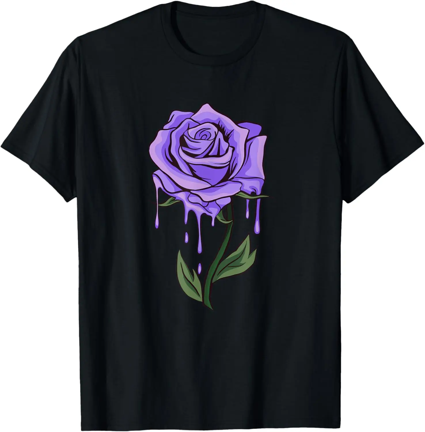Футболка Purple Aesthetic Rose Soft Grunge Pastel Goth Punk eGirl