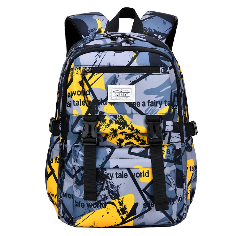 

Kids Backpack Primary Camouflage Children School Bags For Boys Large Anti-Theft Backpacks Waterproof Schoolbag Book Bag Mochila