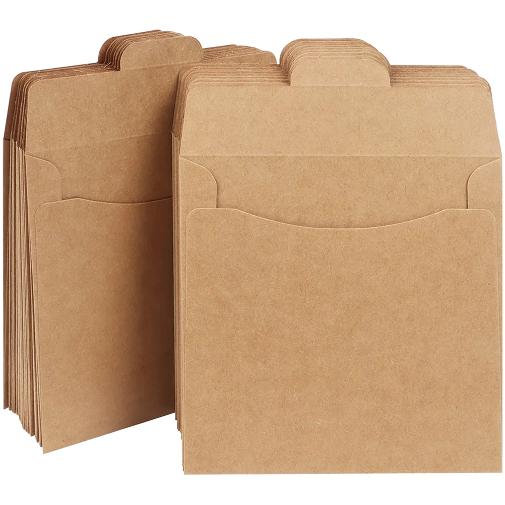 

Paper Kraft Sleevesdvdenvelopes Brown Envelope Pouches Holder Cardboard Cases Sleeve Packaging Storage Packing File Mail Pockets