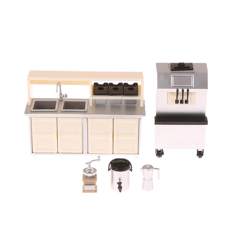 1/12 машинка для изготовления мороженого верстак молочного чая модель кукольного