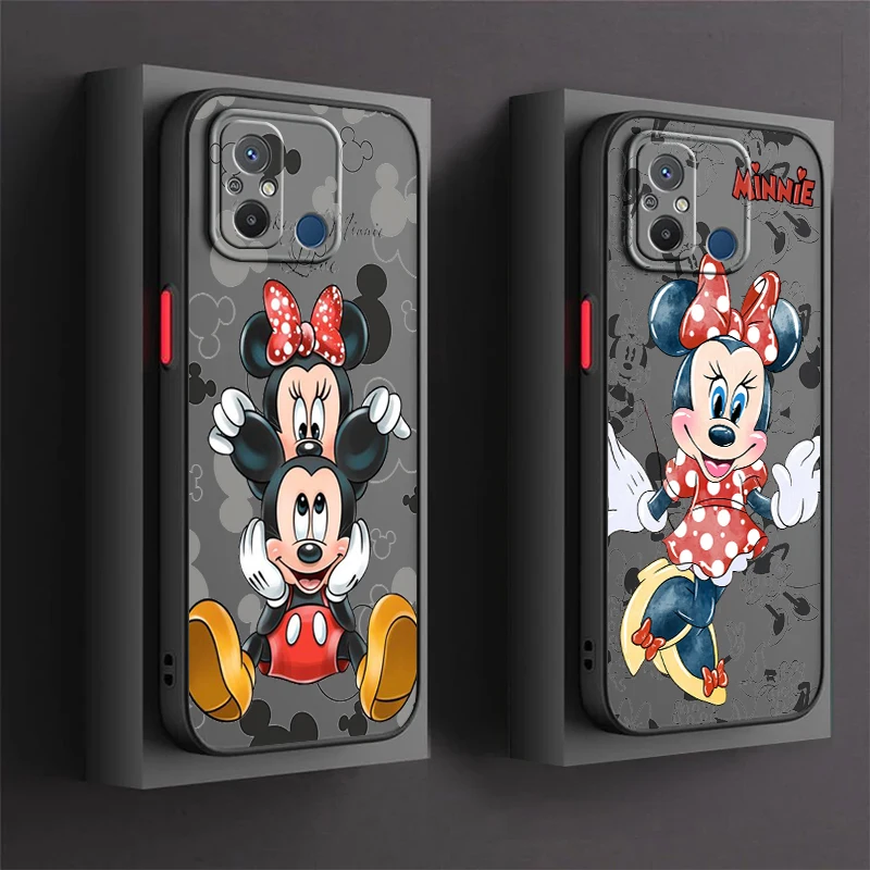 

Cartoon Minnie Cute For Xiaomi Redmi 12 12C 10 11A 10X 10C 9C 9A 9AT 9 8A 8 Frosted Translucent Hard Phone Case Phone Case