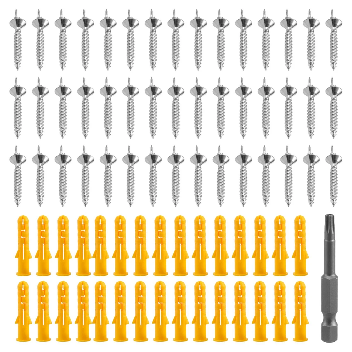 

50PCS Seamless Nails Double-Headed Screw Solid Wood Baseboard Seamless Nails Foot Line Special Nails Security Screws