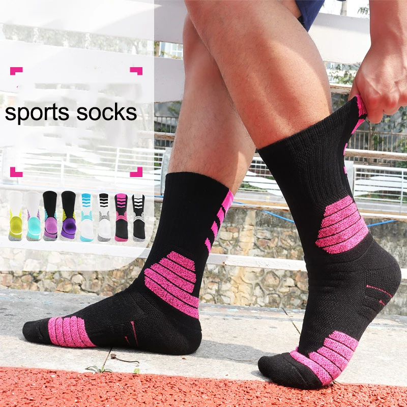 Basketball Ball Actual Combat Sports Sock Men Women Badminton Running Antiskid Basketball Socks Professional Thicken Towel Socks