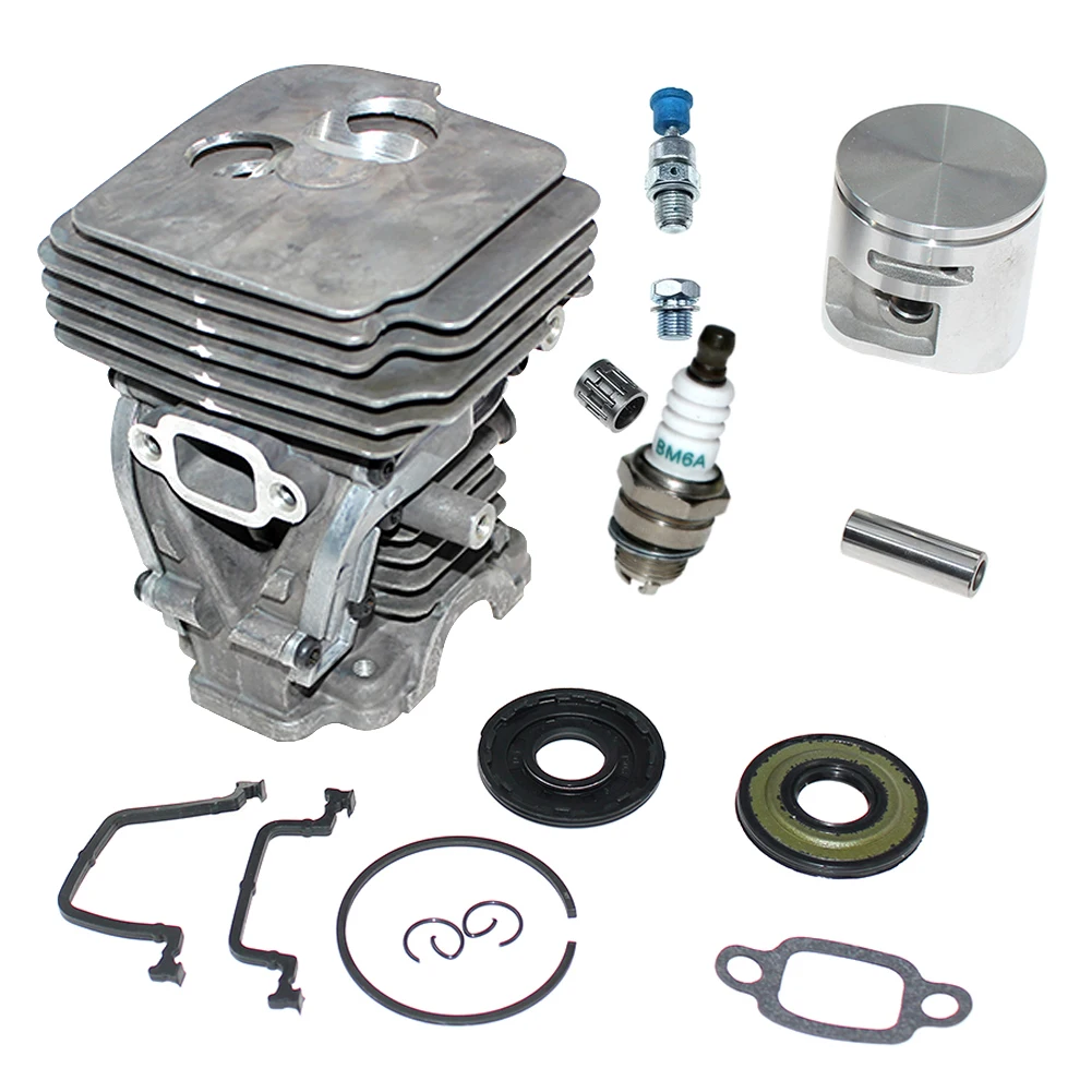 Комплект поршня цилиндра 44 мм подходит для Husqvarna 445 II 445E TRIOBRAKE 450 450E Jonsered CS2245 CS2250